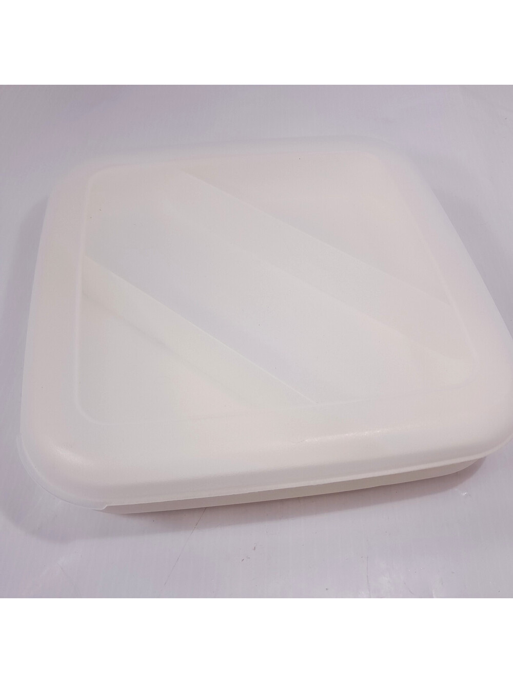 Eagle Craftstorables divided Square Storage Case 9x9" Tray craft Container white